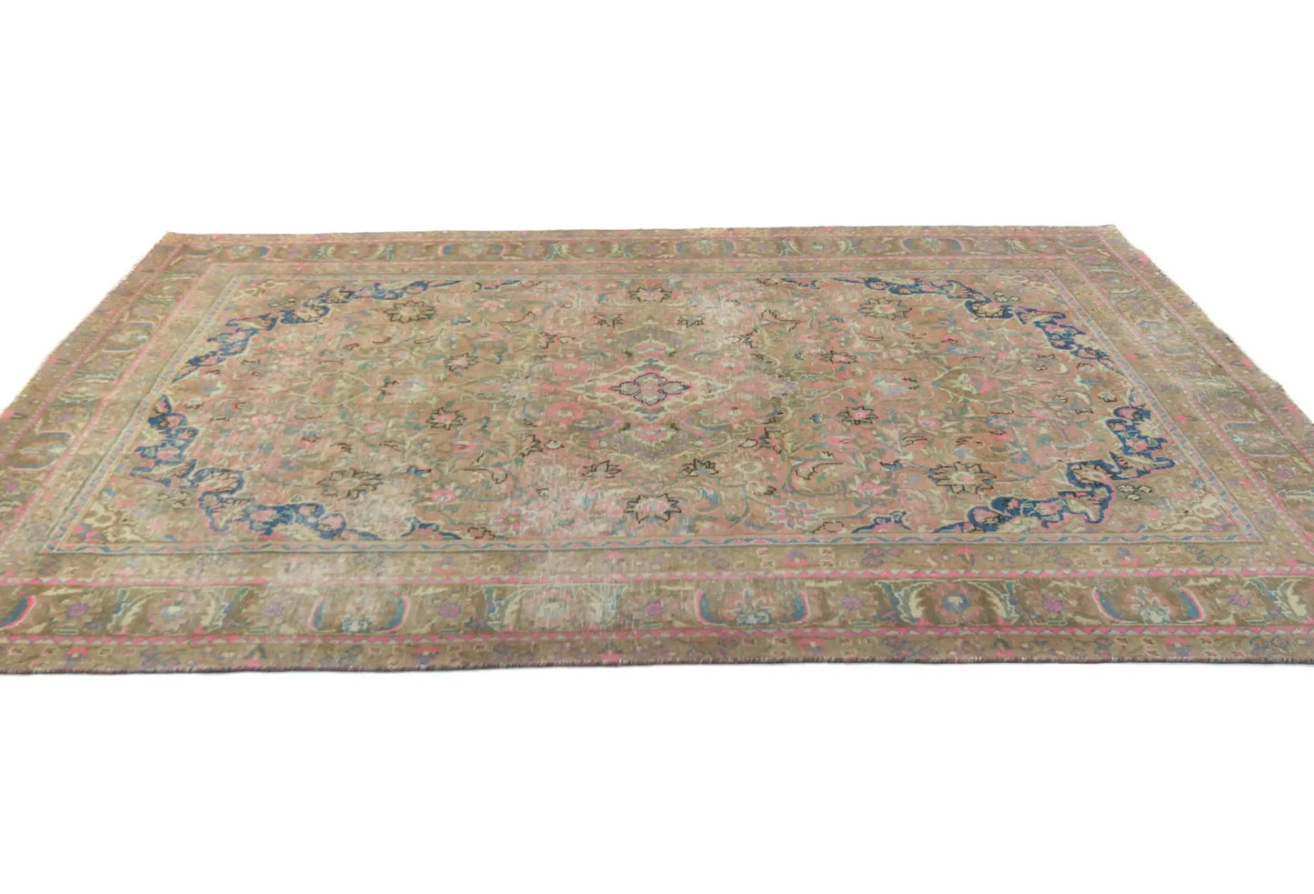 Handmade Semi Antique Muted Color 6X9 Ft