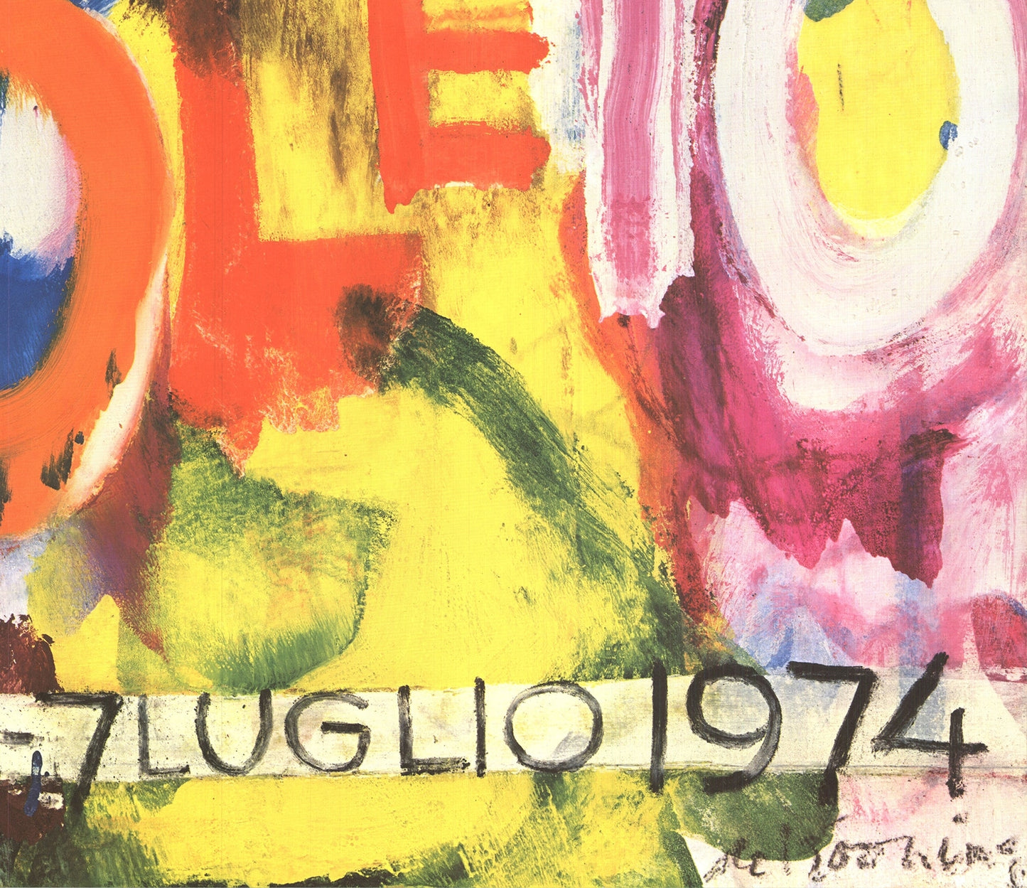 Willem De Kooning Spoleto-14 Giugno " Poster Abstract Expressi