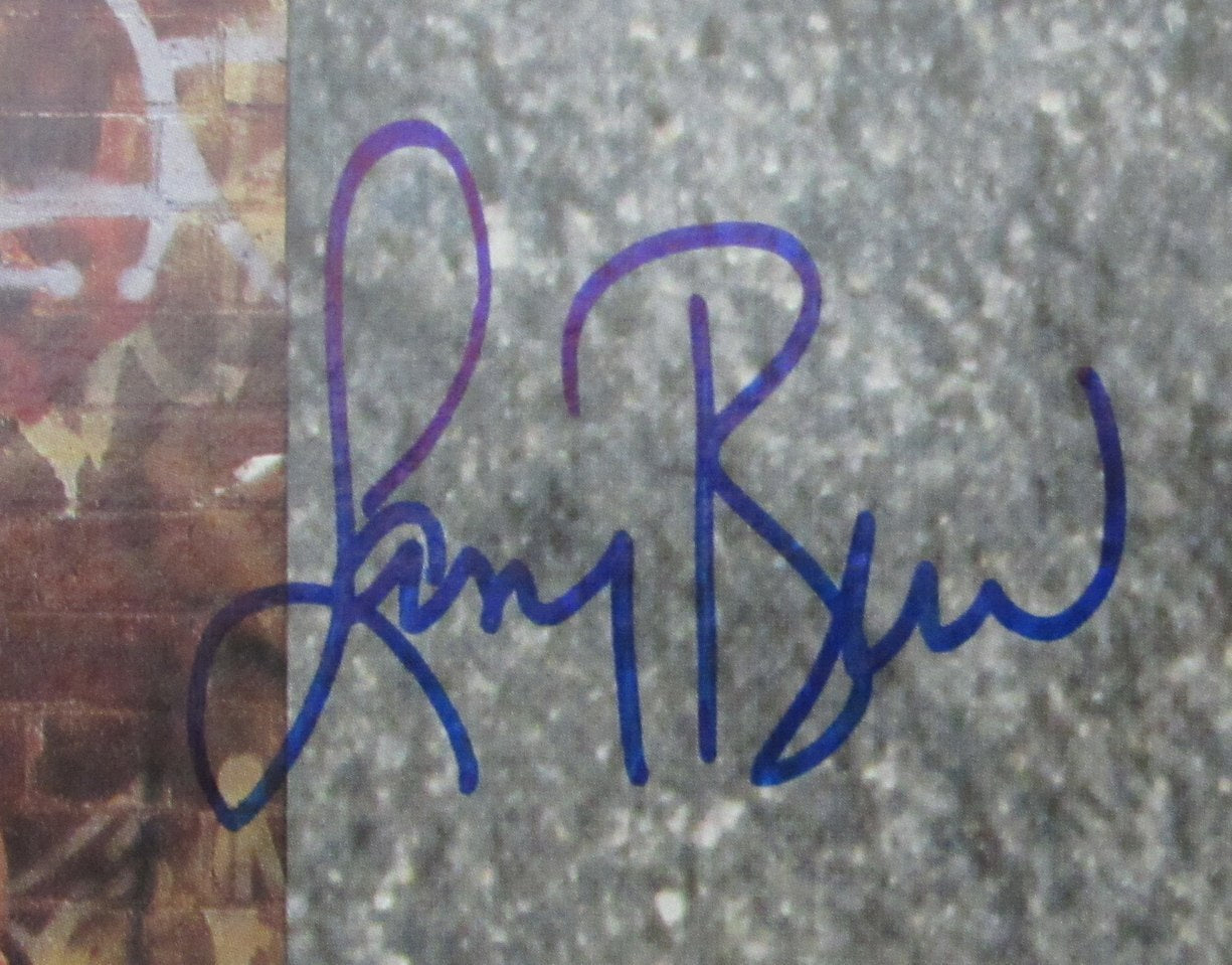 Julius Erving Larry Bird Dual Signed One-On-One