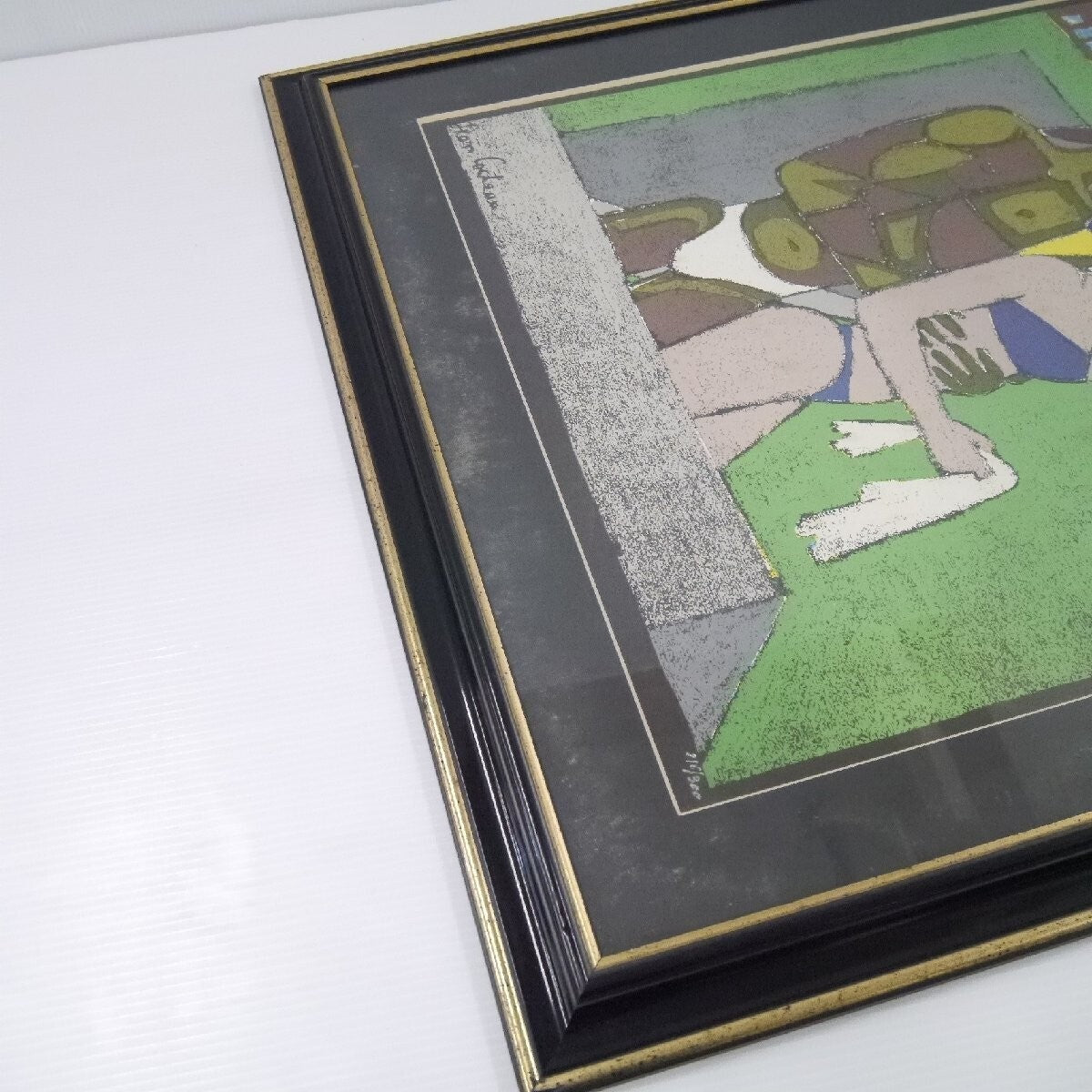 Jean Cocteau Lithograph, Lovers Under The Sun,