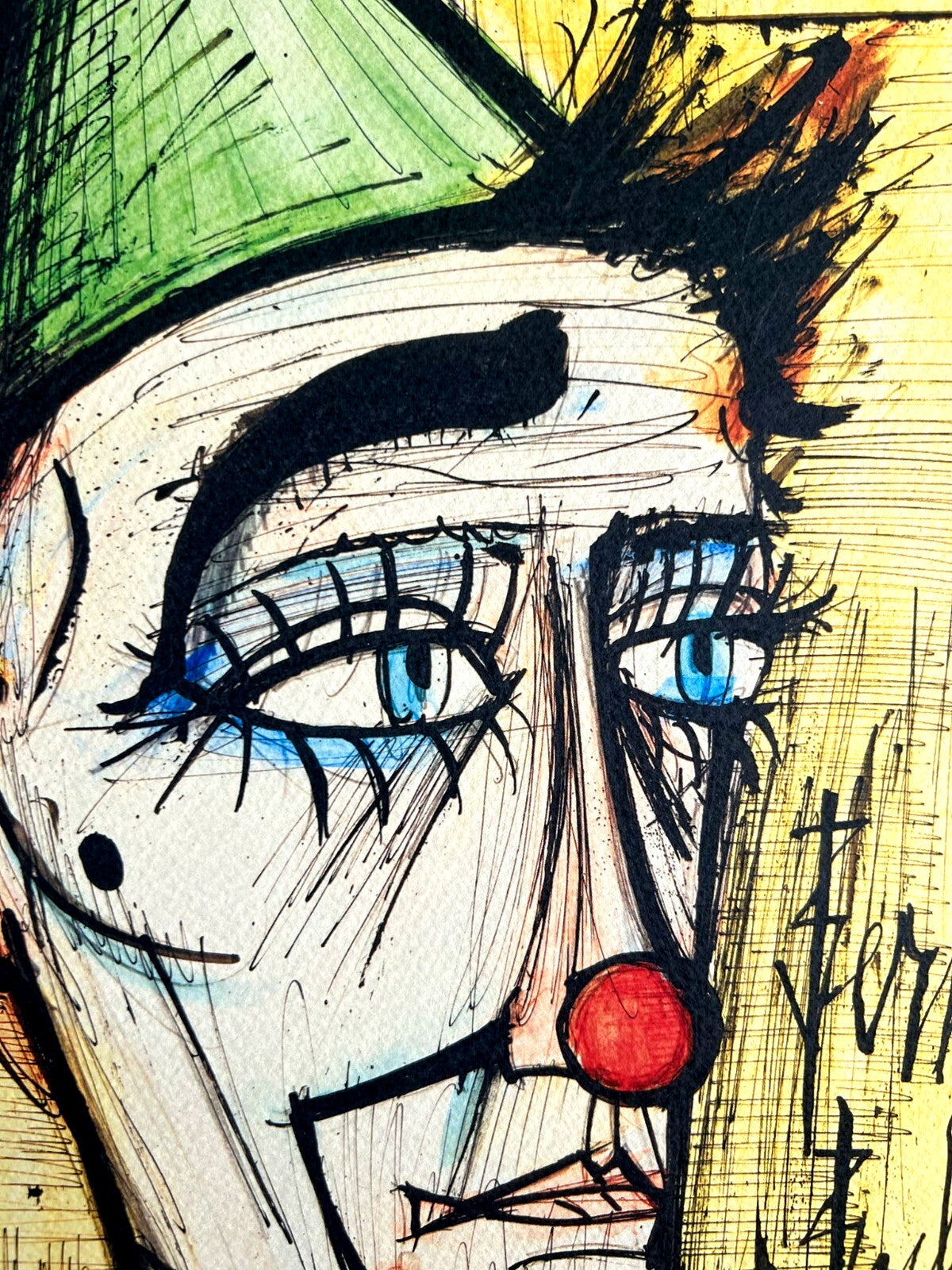 Bernard Buffet Lithograph Certified Coa Signed In