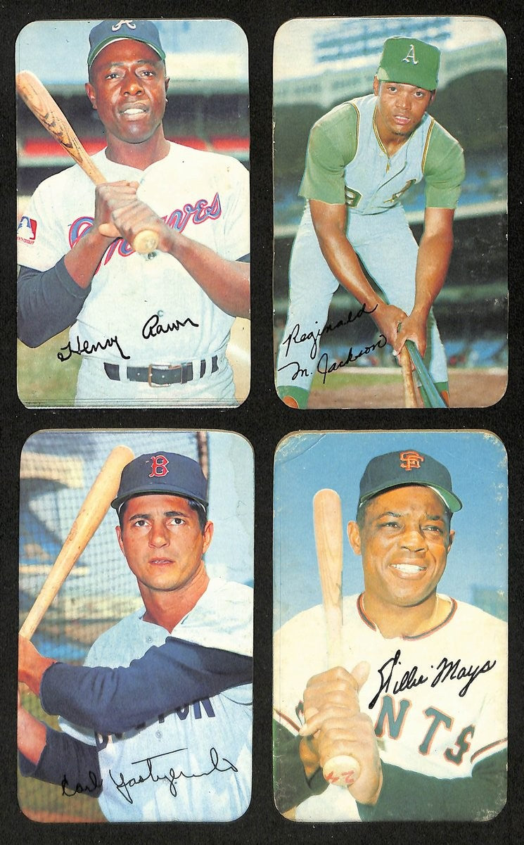 1970 Topps Super Baseball Complete Set (1-42) Clemente Aaron Mays Bench 197383