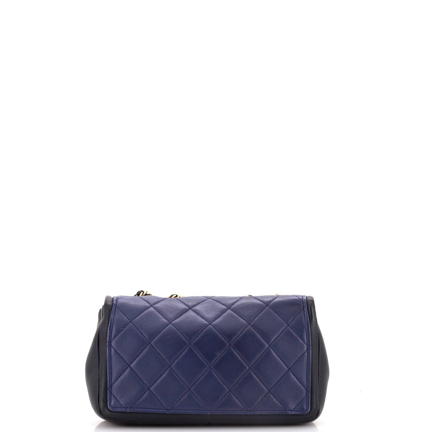 Chanel Graphic Flap Bag Quilted Calfskin Small