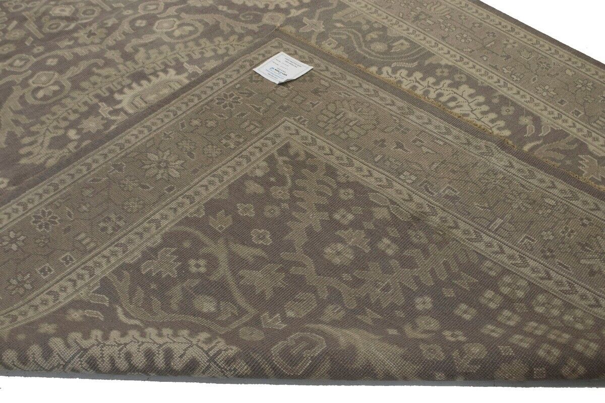 Handmade Extra Large Floral Oriental Rug Low Pile