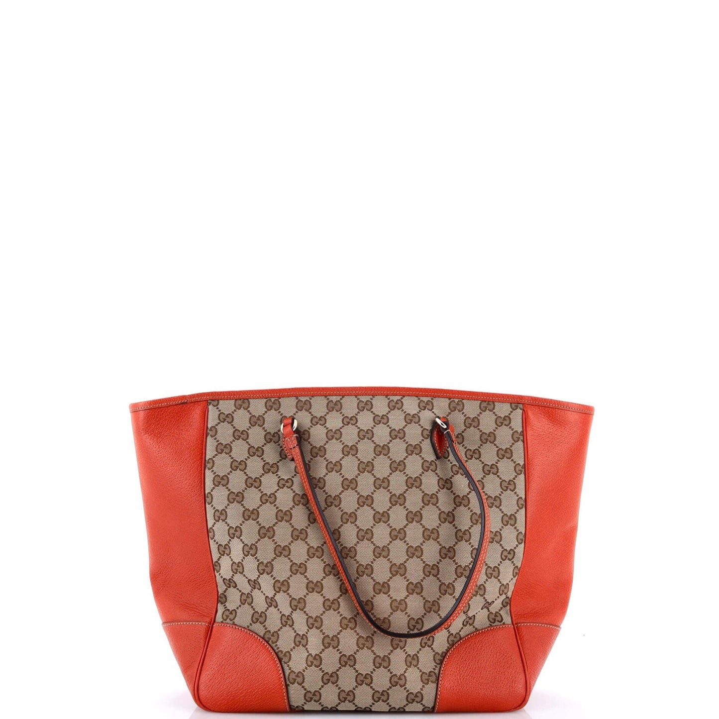 Gucci Bree Tote Gg Canvas With Leather Medium