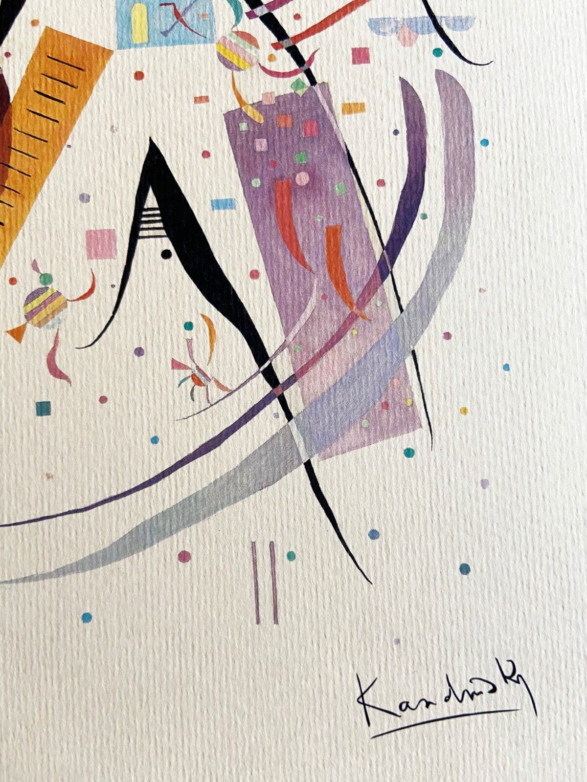 Wassily Kandinsky Lithograph Mourlot 1951 Coa