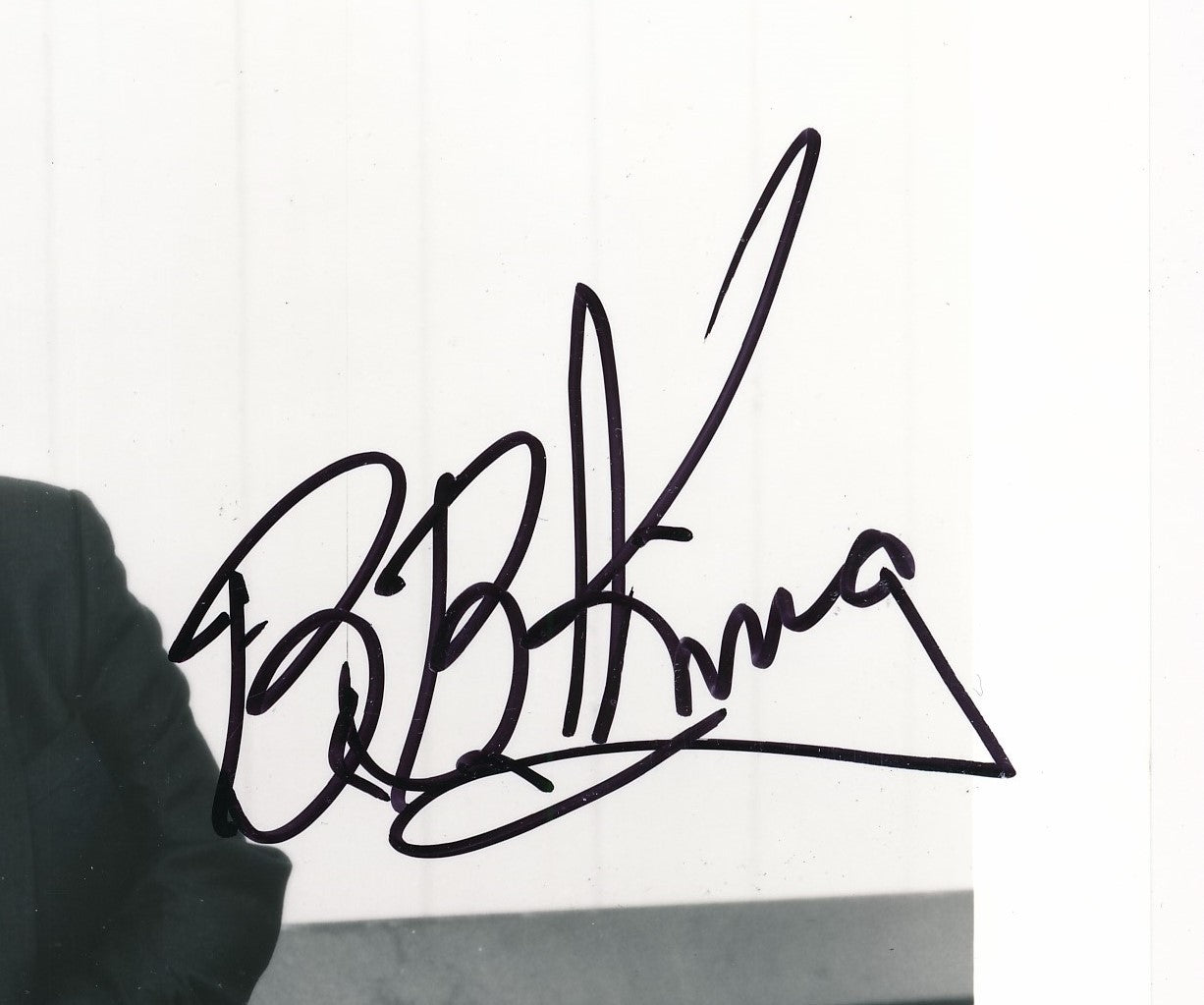B.B. King Autographed 8X10 B/W Photo Performer Jsa 182162