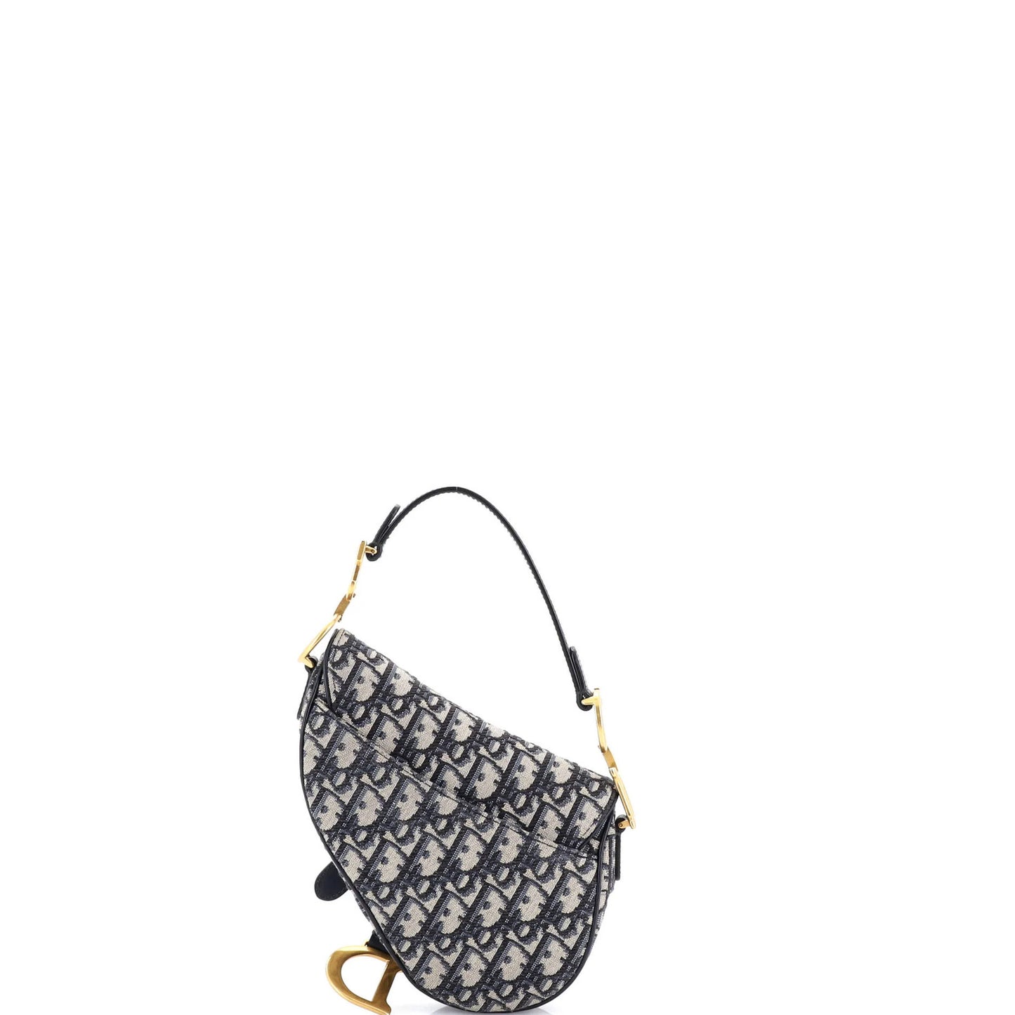 Christian Dior Saddle Handbag Oblique Canvas Mini