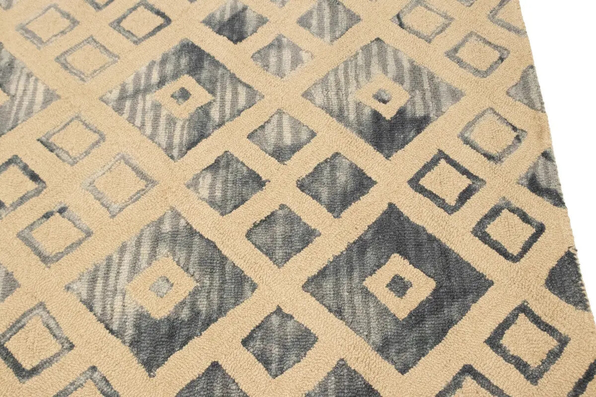 5x8 hand-tufted Modern wool Area rug carpet in