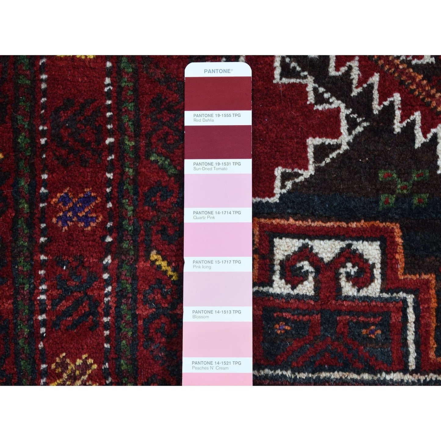 3'7"X6'5" Brown Vintage Zoroastrian Balooch Pure Wool Hand Knotted Rug
