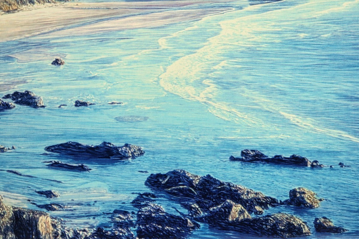 David Maes Gallegos 'Oregon Coast' 2003 Silkscreen Print, Limited Edition Of 300
