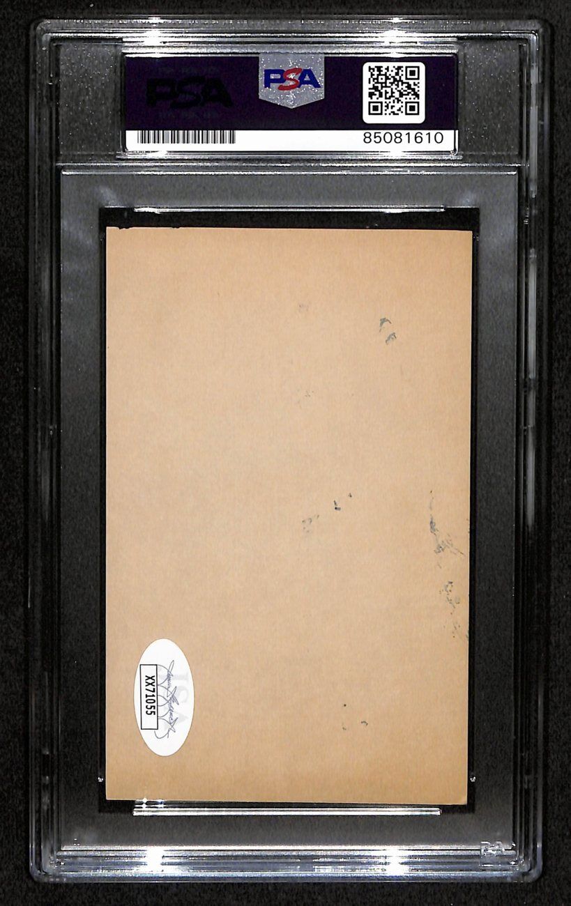 Earle Greasy Neale Hof Signed 3X5 Index Card
