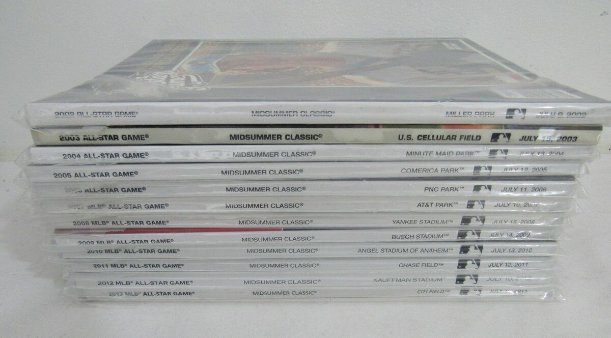 1974-2013 Mlb All Star Game Program Run All 40