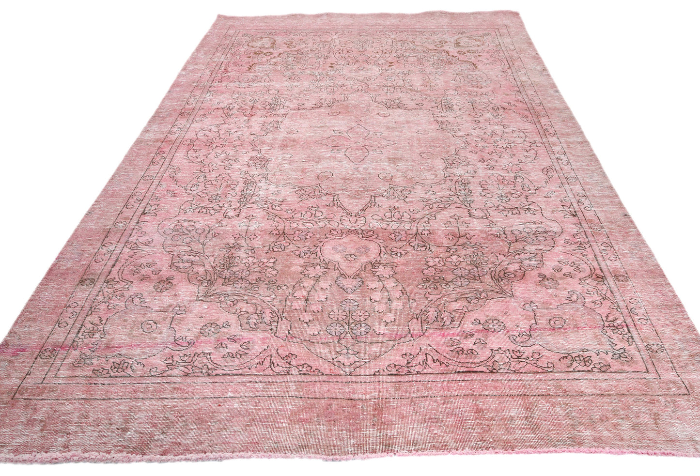 5'7X9'2 Ft Antique Distressed Vintage Oriental