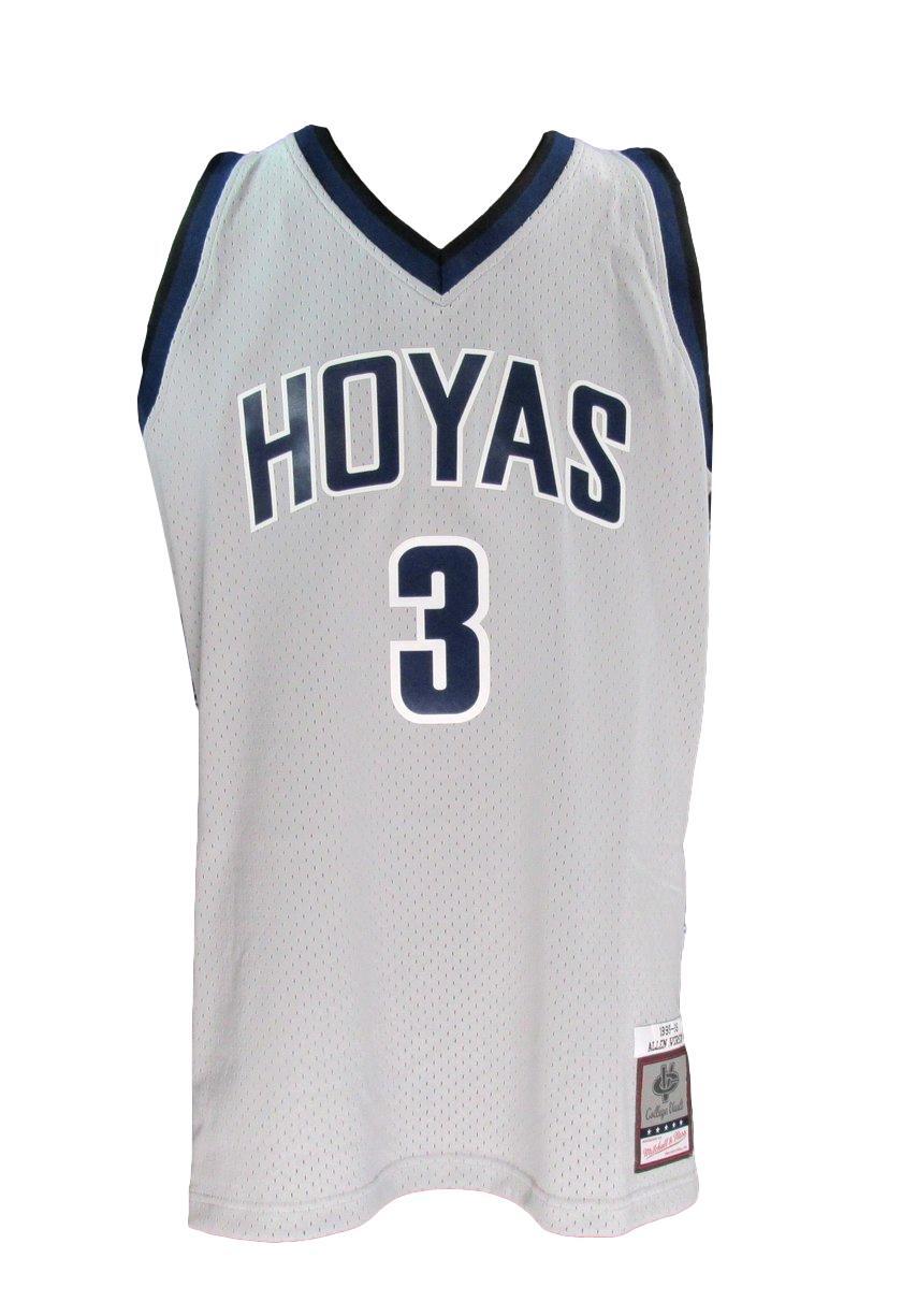 Allen Iverson Hof Autographed Gray Mitchell &