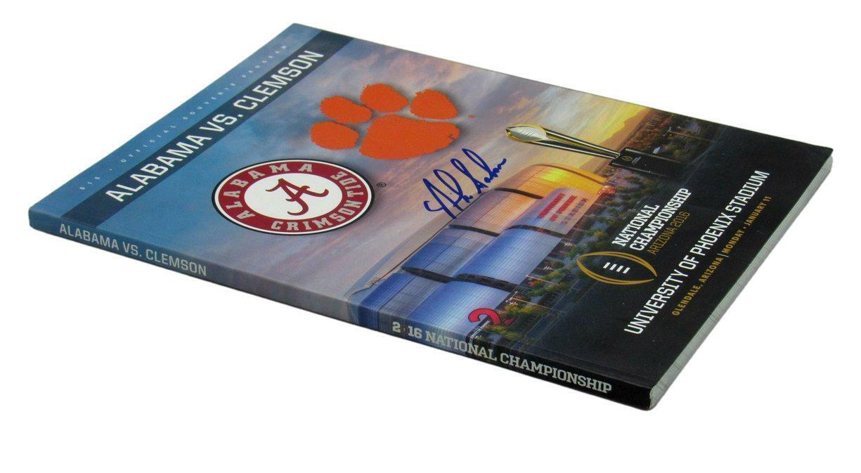 Nick Saban Alabama Signed/Auto 2016 National