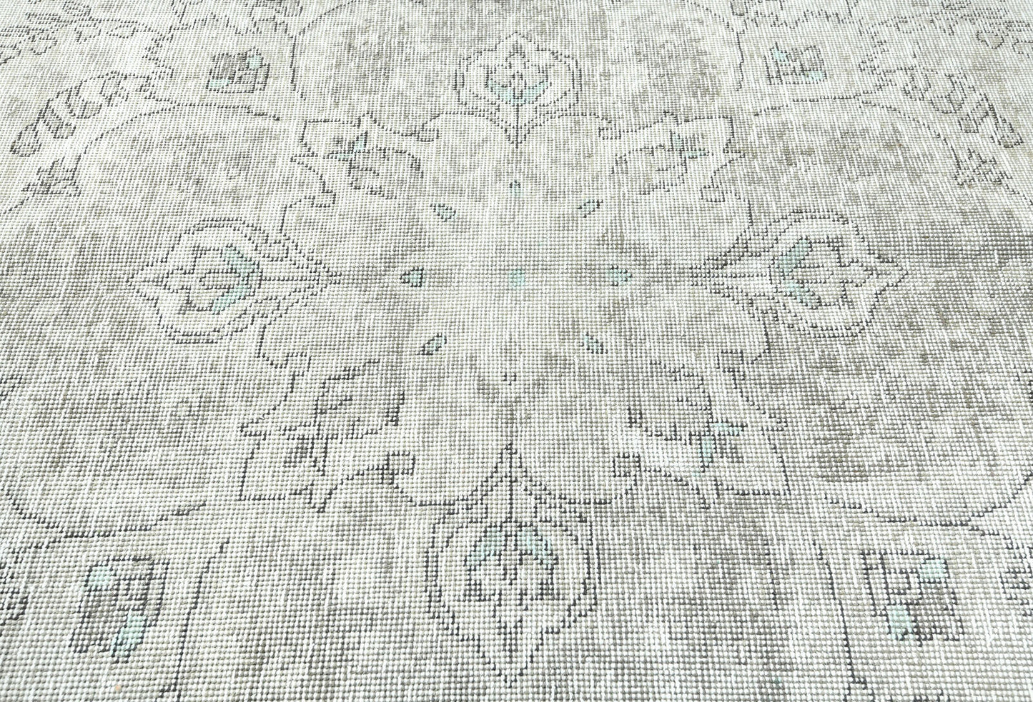 Antique Hand-Knotted Distressed Oriental Rug