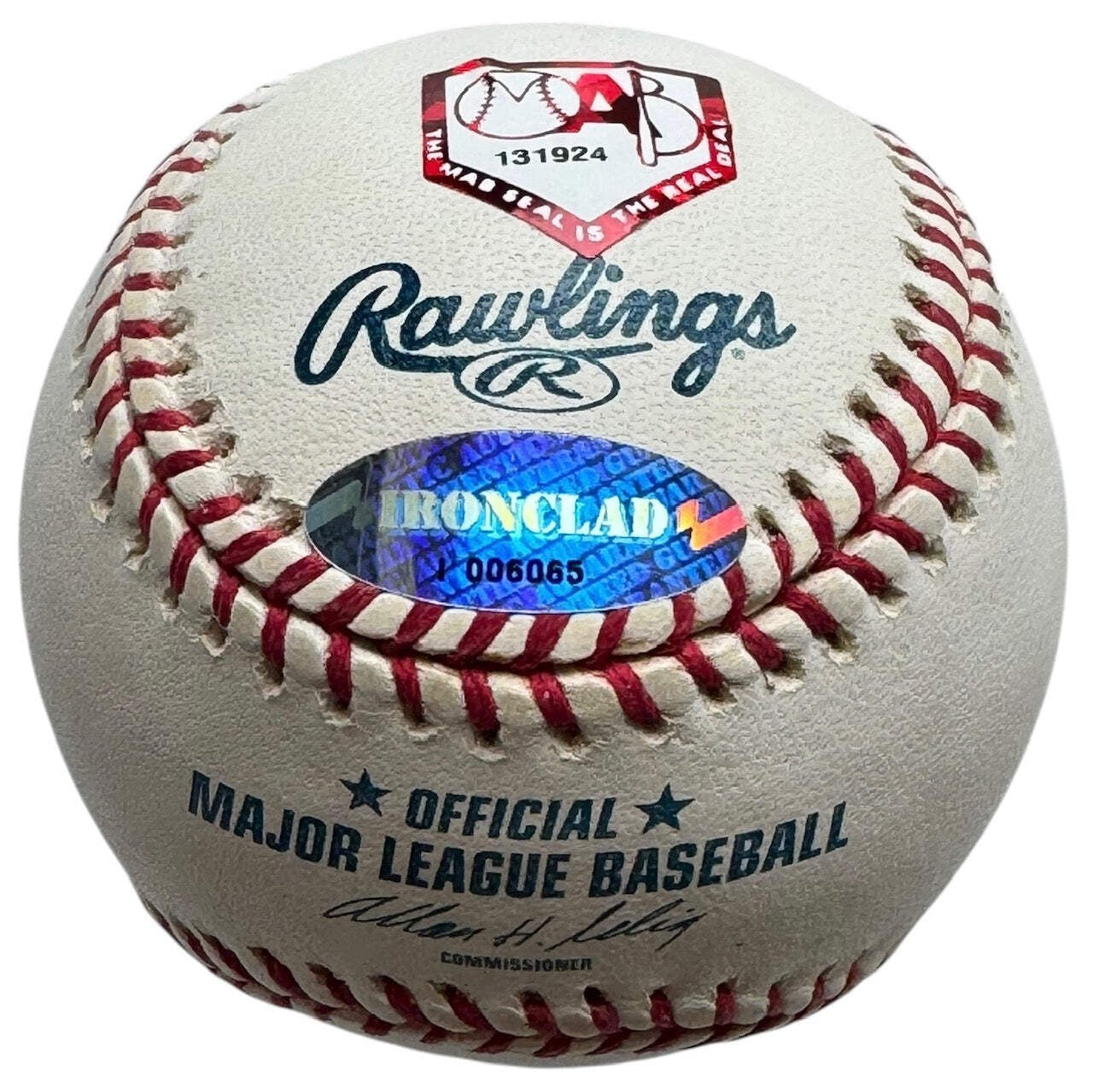Cal Ripken Jr Autographed Official Major League Baseball (Ironclad/Mab)