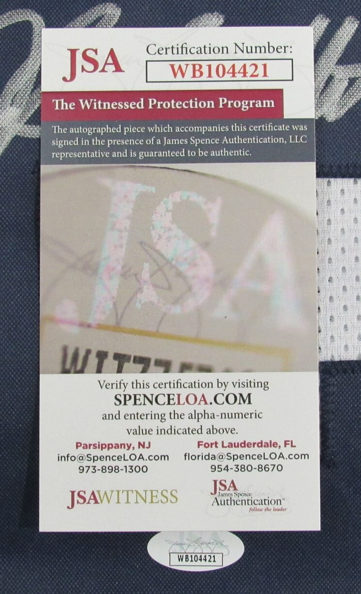 John Cappelletti Signed/Inscr White Custom Football Jersey Penn State Jsa 184759