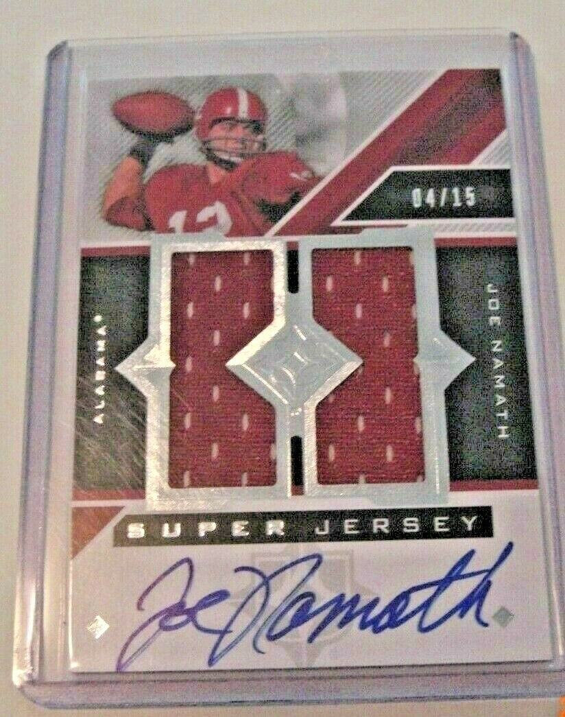 Joe Namath Alabama 2013 Ud Ultimate Game Used