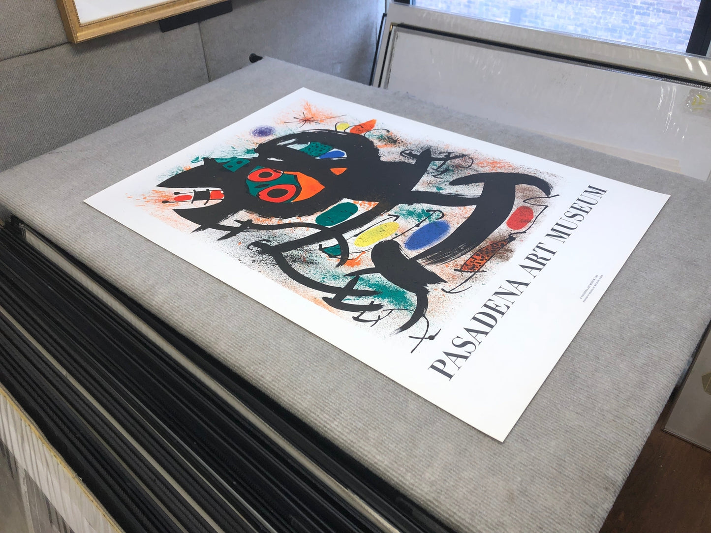 Joan Miro Pasadena Art Museum Exhibition " Lithograph Abstract