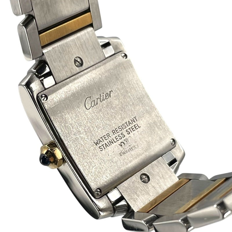 Cartier Tank Franaise Mm W51012Q4 White K18/Ss