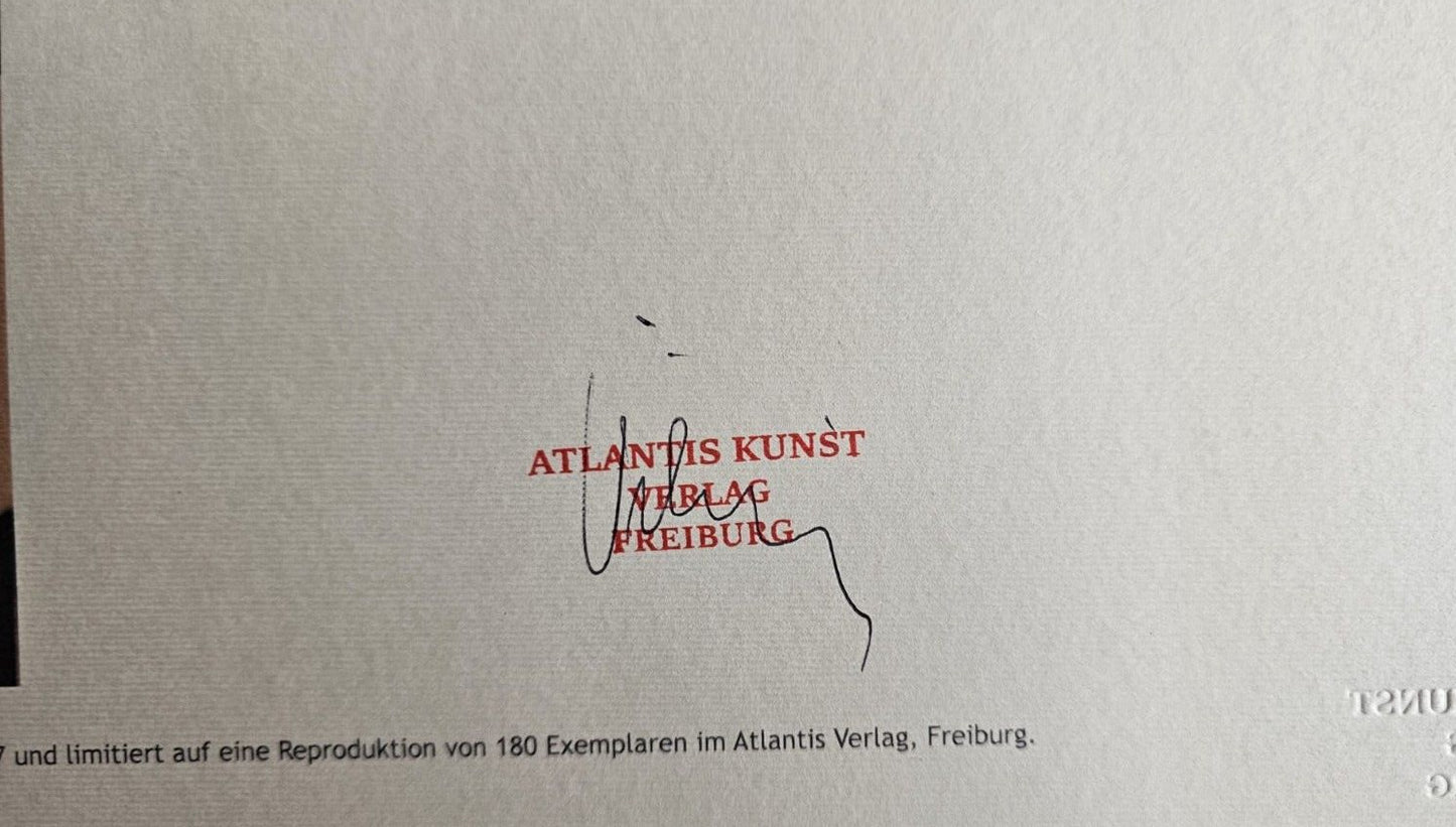 Paul Klee Lithograph Numbered Coa