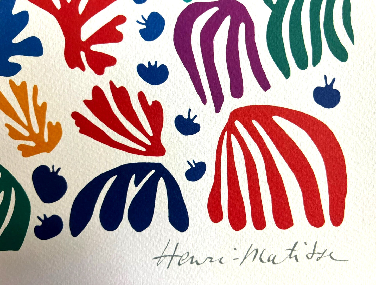 Henri Matisse Lithograph Coa Signed Op Numbered In Pencil