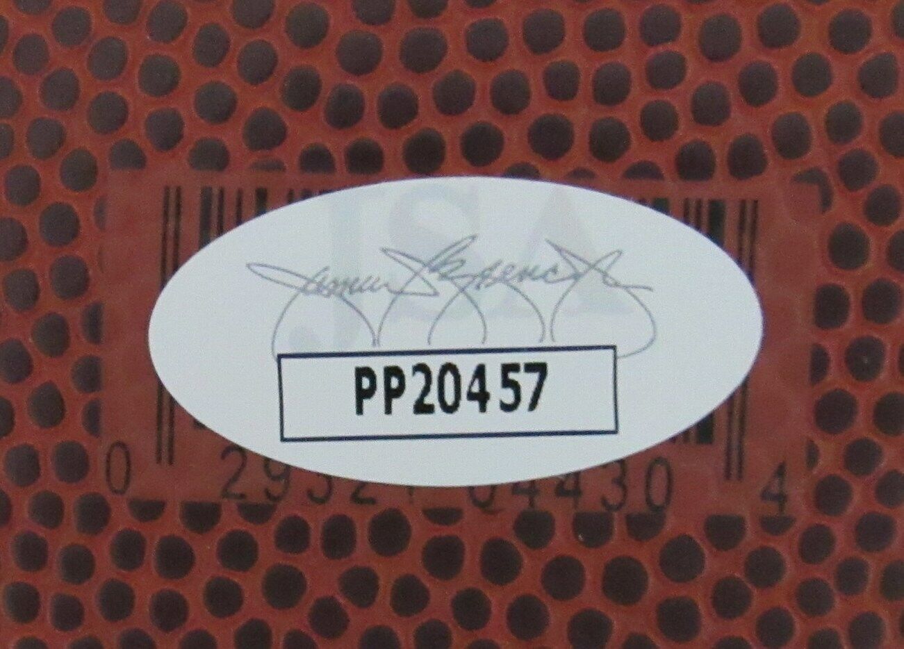 Dolph Schayes Hof Nationals Signed Spalding Nba
