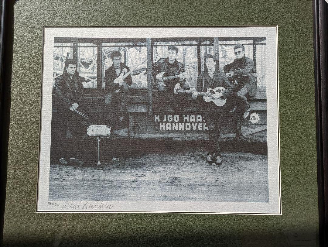 The Beatles / Astrid Kirchherr Signed Original Photograph Limited Print Framed