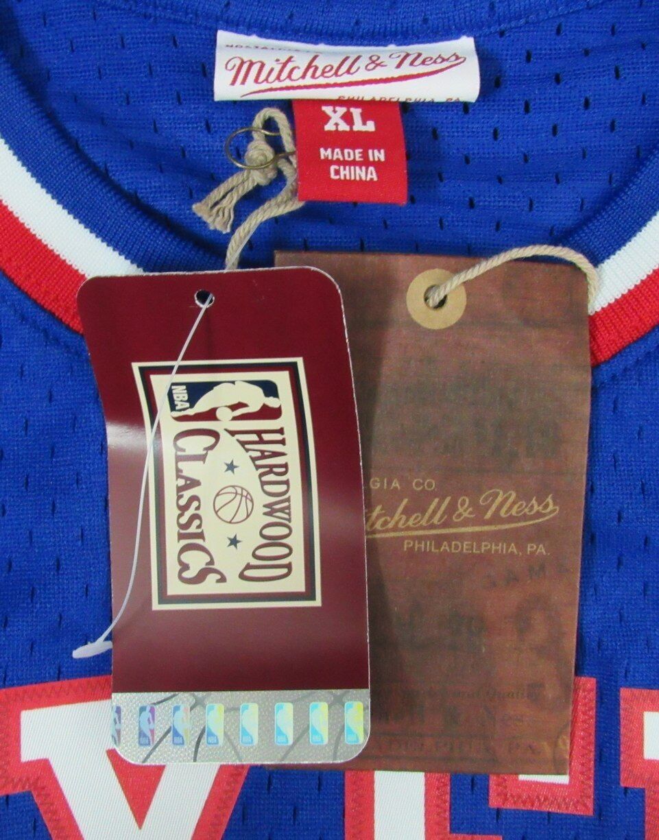 Julius Erving Hof Autographed Mitchell & Ness