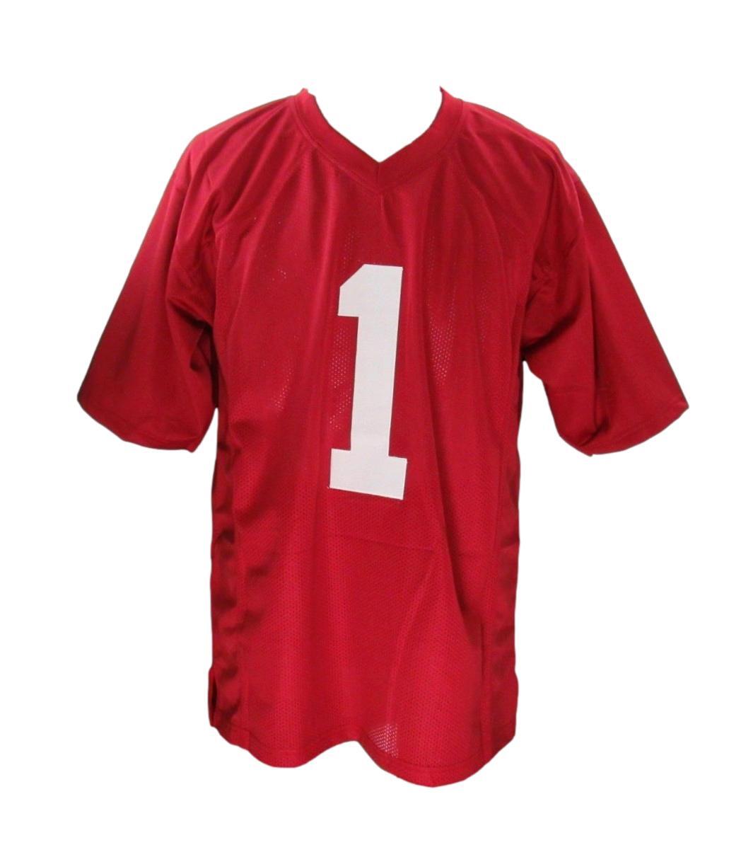 Nick Saban Alabama Autographed Football Jersey