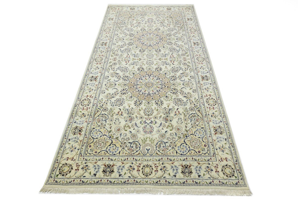 Rare Size Floral Classic Indo-Nain Oriental Rug