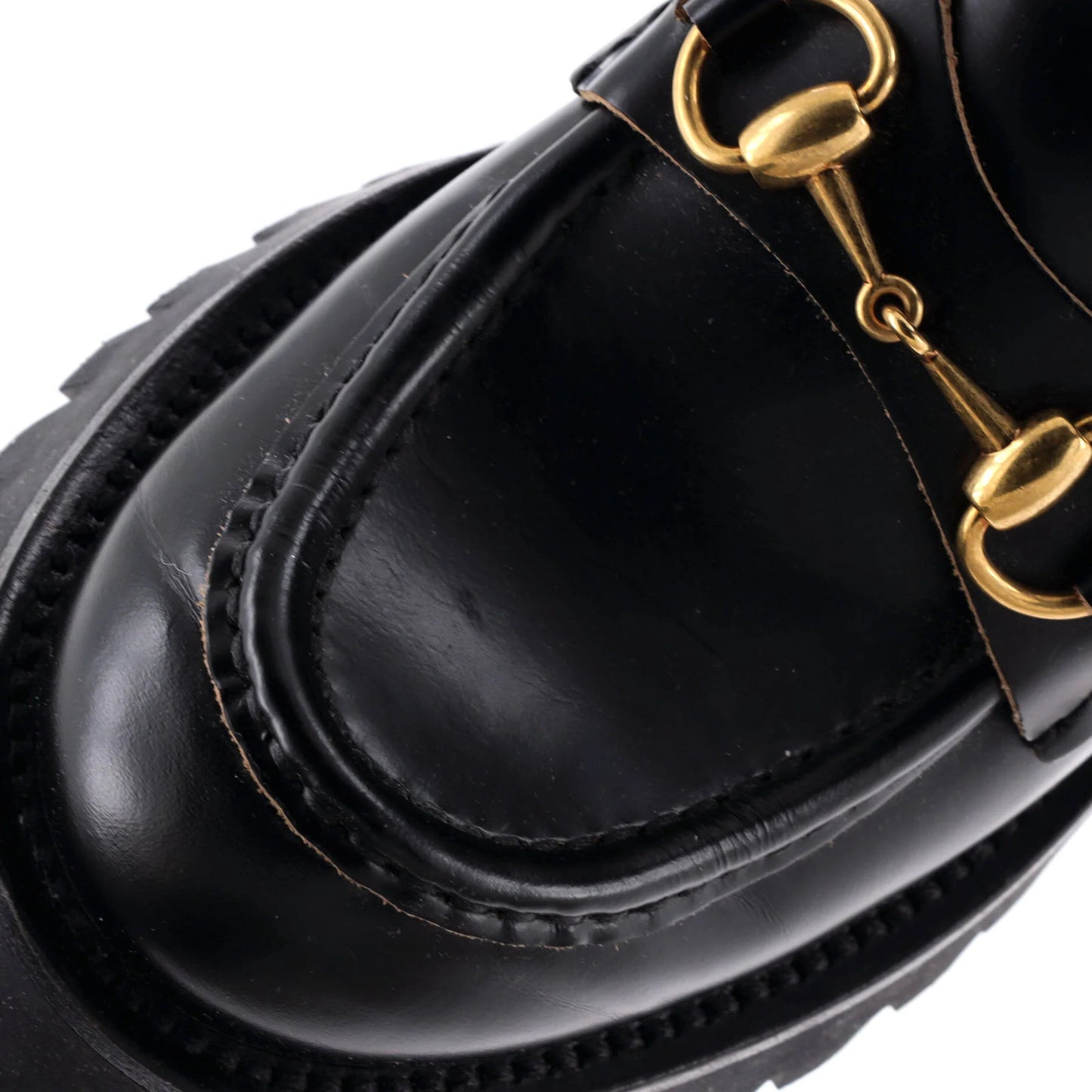 Gucci Women'S Harald Horsebit Loafers Leather