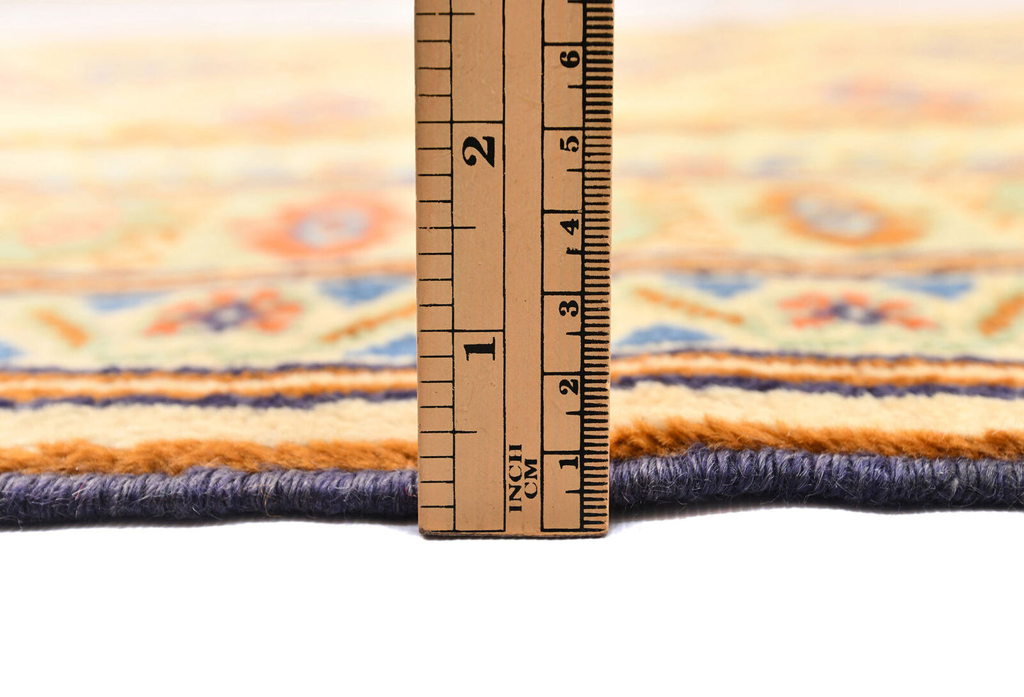 Handmade Oriental Rug Geometric Tribal Design