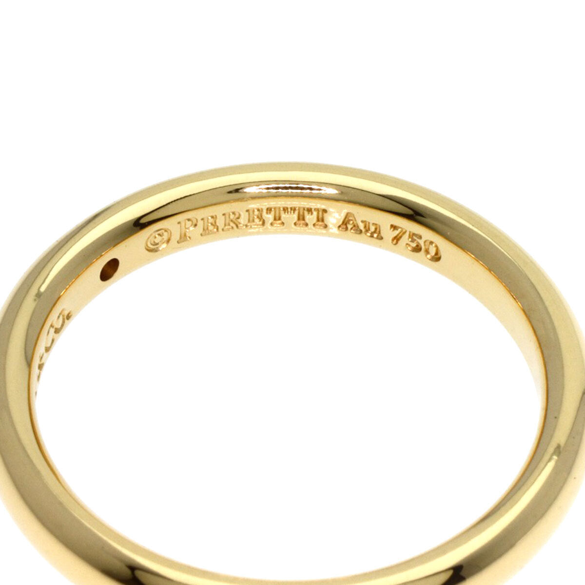 Tiffany&Co. Ring Stacking Band 1P Diamond K18