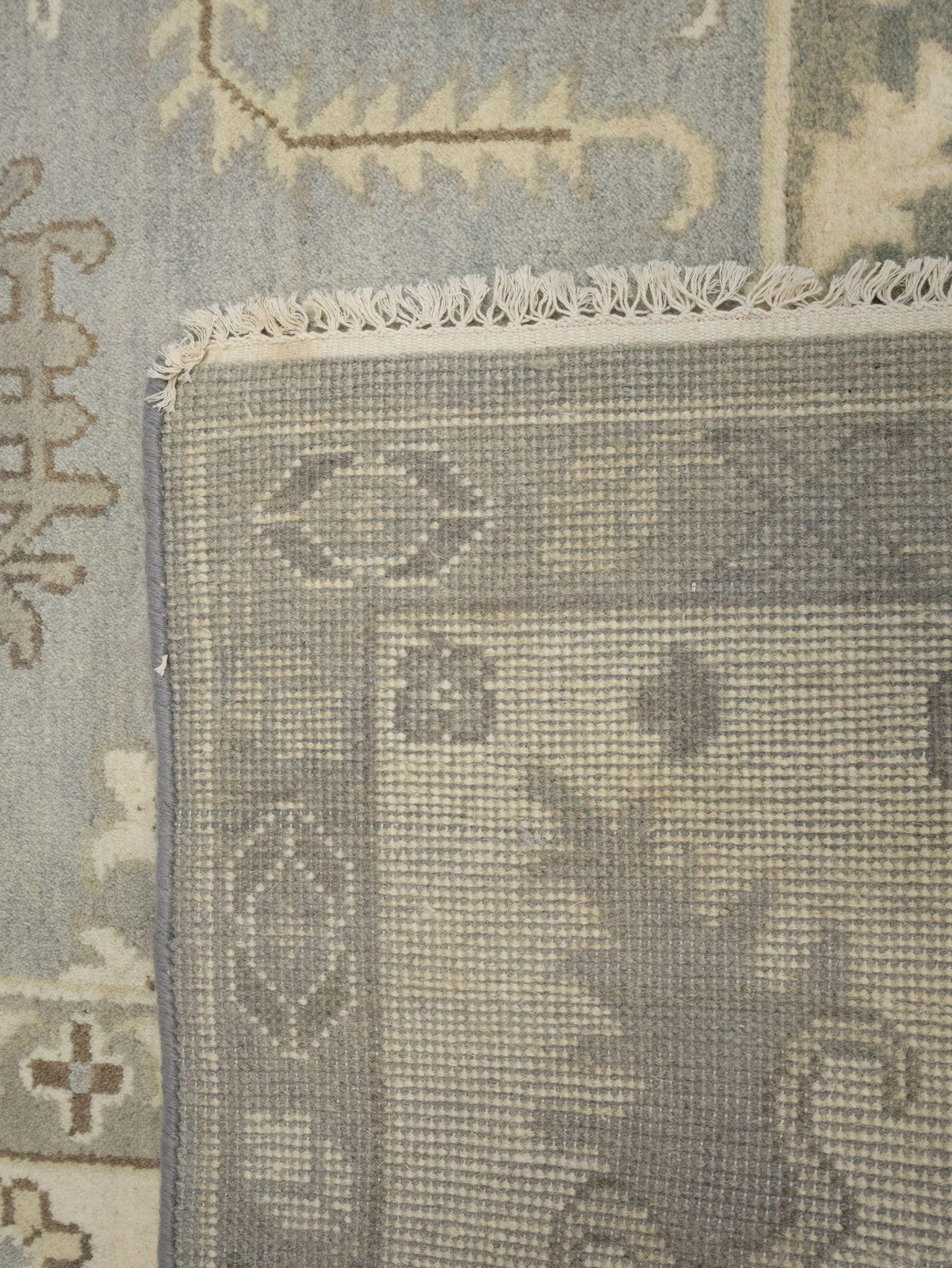 Handmade Floral Muted Colors Oushak Chobi