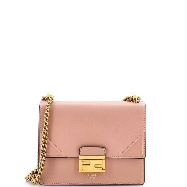 Fendi Kan U Shoulder Bag Leather Small