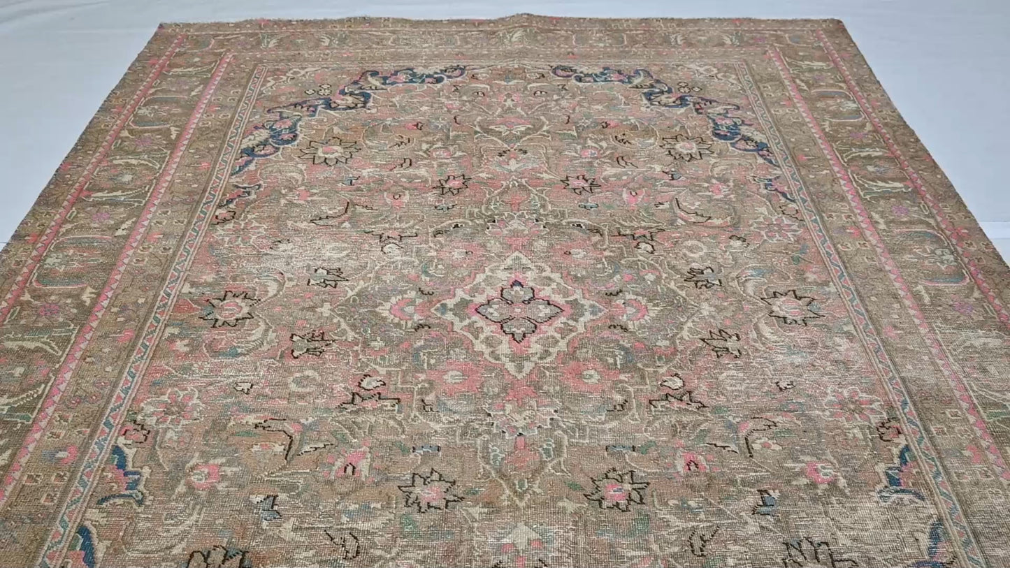 Handmade Semi Antique Muted Color 6X9 Ft
