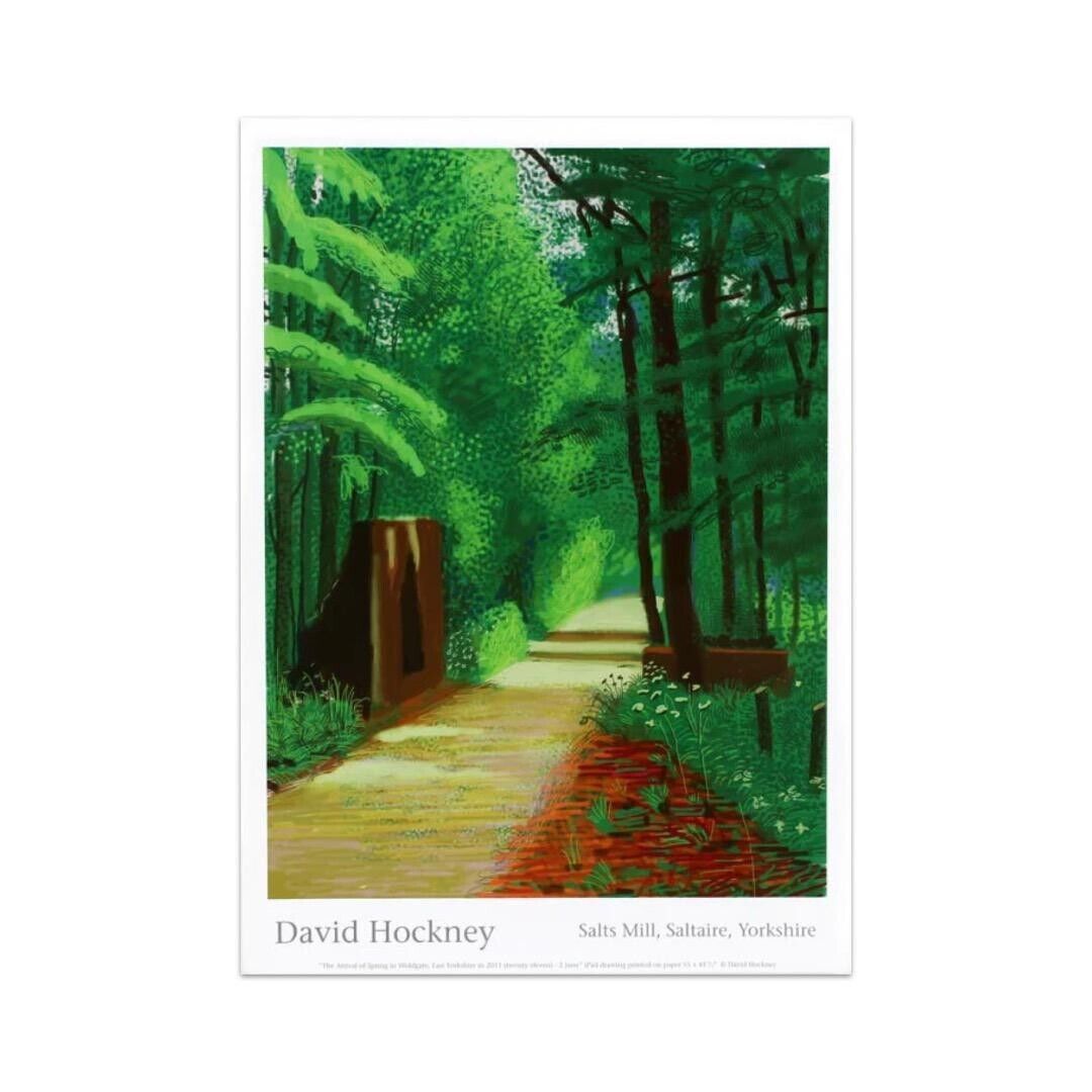 David Hockney Original Exhibition Poster -2Nd