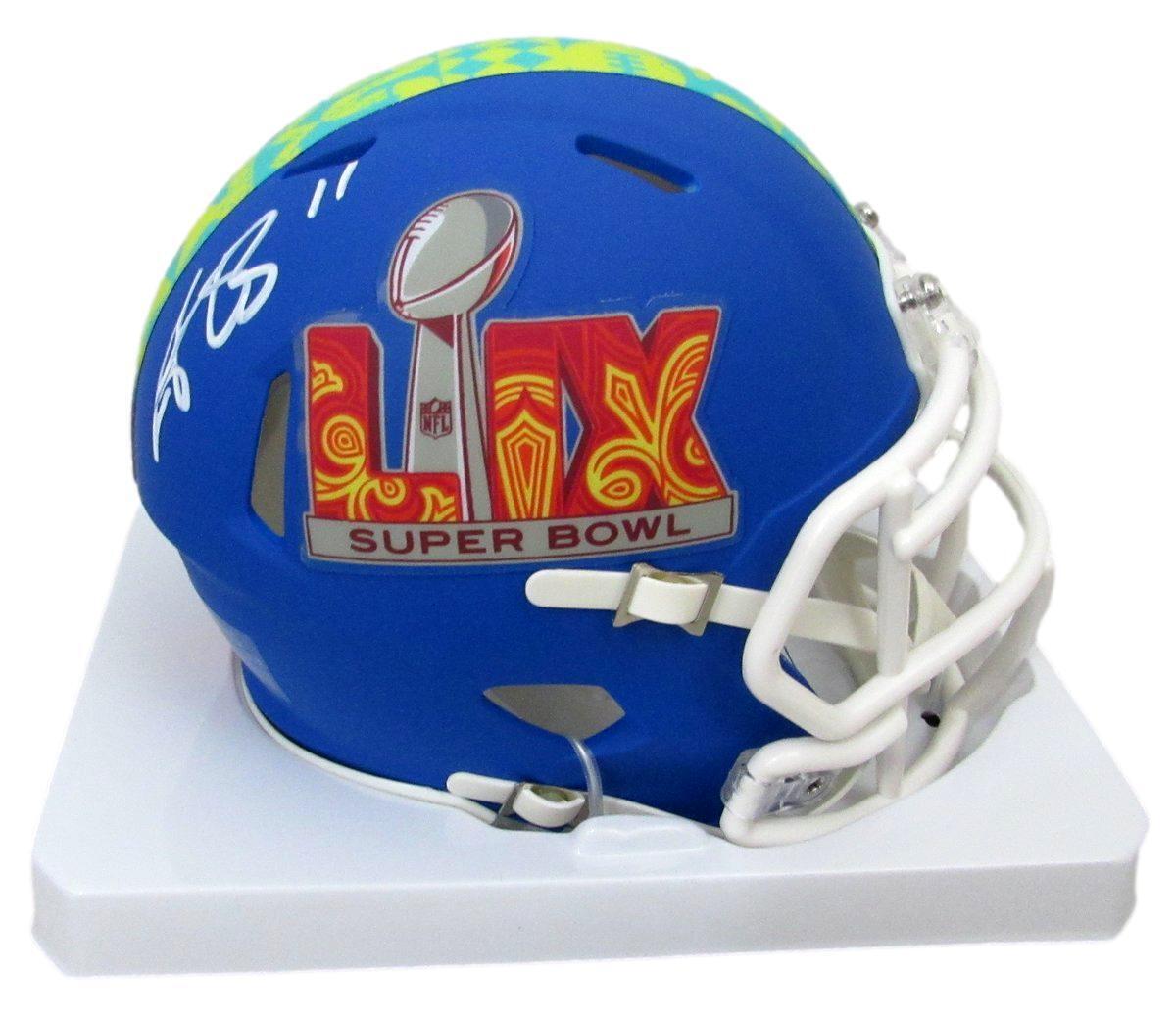 A.J. Brown Signed/Auto Mini Sb Lix Blue Football