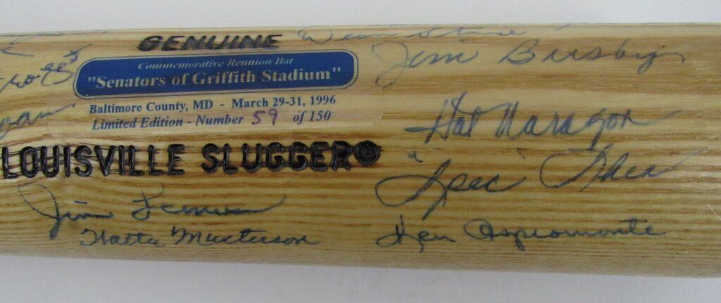 1996 Senators Of Griffith Stadium Multi-Signed