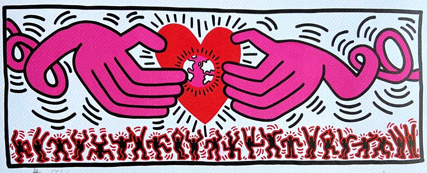 Keith Haring Lithograph Coa