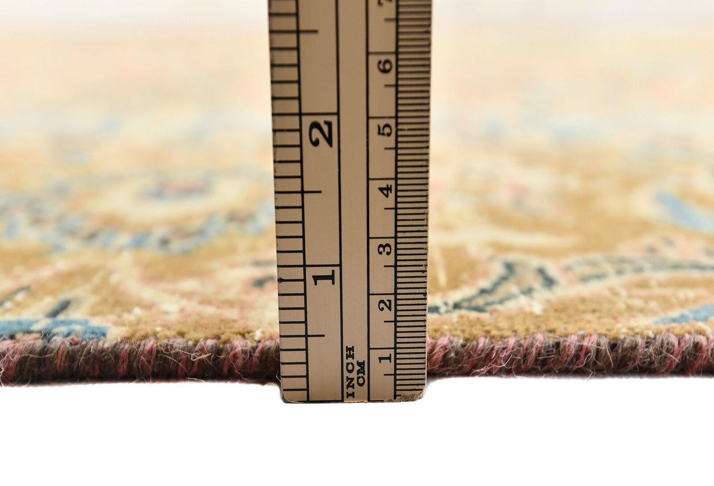 Semi-Antique Stone-Washed Oriental Rug Distressed