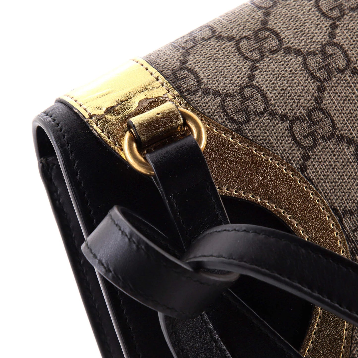 Gucci Osiride Shoulder Bag Gg Coated Canvas And Leather Small
