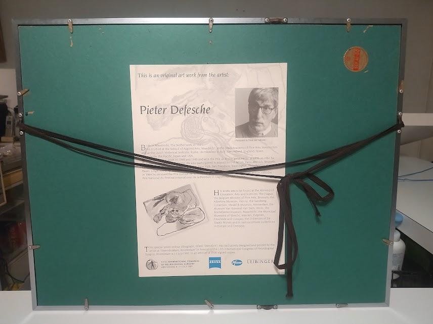Pieter Defesche Lithograph "Devotion" Signed