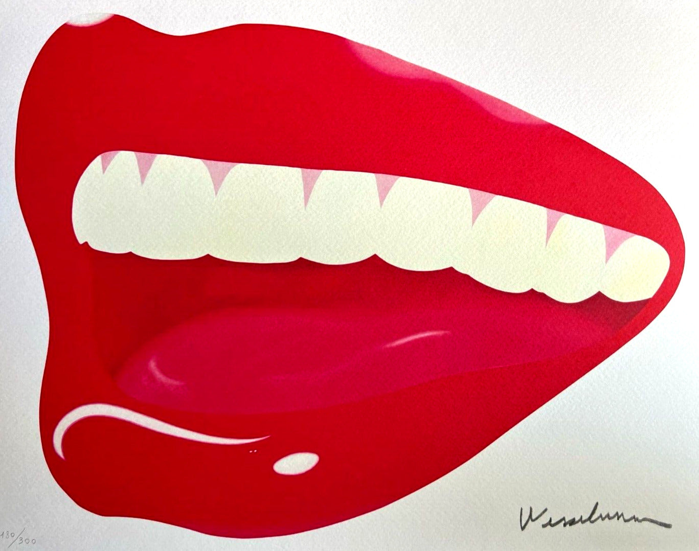 Tom Wesselmann Lithograph Coa Hand Numbered