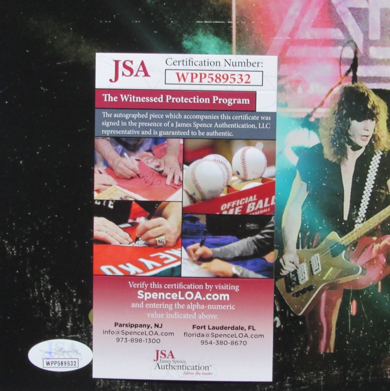 Joe Elliott Autographed 11X14 Photo Def Leppard