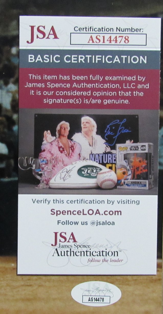 Reggie Jackson Hof Signed/Inscribed 16X20 Photo California Angels Jsa 186147