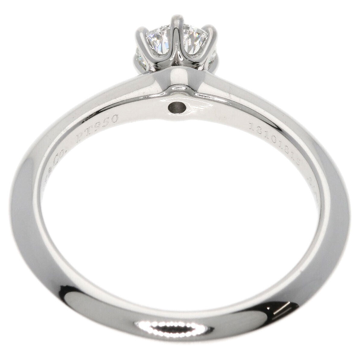 Tiffany&Co. Ring Solitaire Diamond Knife Edge